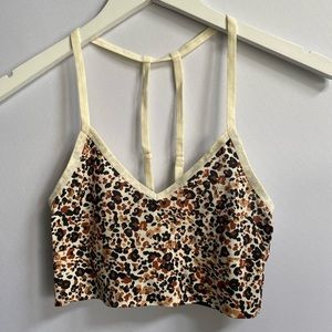 Anthropologie Cheetah Print bralette